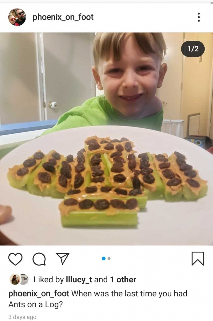 kids eating healthy at home